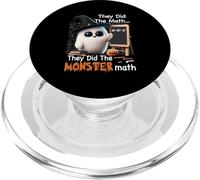 They Did The Monster Math Teacher Funny Halloween Mathematic PopSockets PopGrip for MagSafe