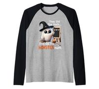 They Did The Monster Math Teacher Funny Halloween Mathematic Raglan Baseball Tee