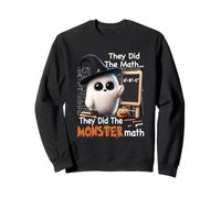 They Did The Monster Math Teacher Funny Halloween Mathematic Sweatshirt