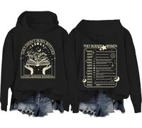 They Didn't Burn Witches They Burned Women Hoodie Women's Historical Theme Sweatshirt Black