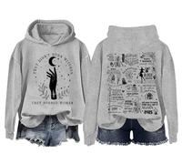They Didn't Burn Witches They Burned Women Sweatshirt & Hoodie Vintage Feminist Witch Sweatshirt Grey