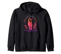 They Didn't Burn Witches They Women Feminism Feminist Zip Hoodie
