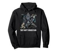 They Don’t Understand Alpha Wolf - Unhinged Sigma Wolf Meme Pullover Hoodie
