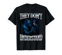 They Don't Understand Alpha Wolf Funny Emo Corny Weird Men T-Shirt