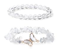 They Fly With Us Every Day Double-Layer Crystal Butterfly Bracelet, Strong As Fuck Rebirth Butterfly Healing Bracelet, Jewelry Gift for Women (A)