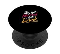They Got Married I Got Drunk Wedding Humor |- PopSockets Adhesive PopGrip