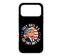 They Hate U.S. Cuz They Ain't U.S. - Patriotic 4th July Case for iPhone 17 Pro Max