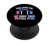 They Hear The Music Color Guard Flag PopSockets Adhesive PopGrip