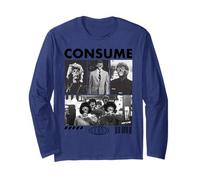 They Live Consume Aliens Collage Long Sleeve T-Shirt