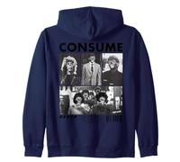They Live Consume Aliens Collage Zip Hoodie