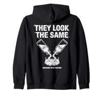 They Look The Same Salt Sugar Kitchen Humor Cooking Zip Hoodie