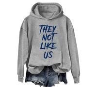 They Not Like Us Hoodies, Not Like Us Hoodies, They Not Like Us Shirt Grey