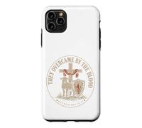 They Overcame By The Blood Revelation 12:11 Christian Emblem Case for iPhone 11 Pro Max