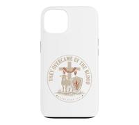 They Overcame By The Blood Revelation 12:11 Christian Emblem Case for iPhone 13