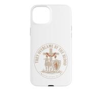 They Overcame By The Blood Revelation 12:11 Christian Emblem Case for iPhone 15 Plus