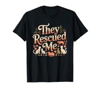 They Rescued First Rescue Cat Mom Identity Bond Adopted T-Shirt