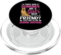 They Say Diamonds Are A Girls Best Friend Tell That To My PopSockets PopGrip for MagSafe