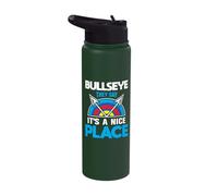 They say its a Nice Place - Bow Hunting Archer Stainless Steel Insulated Water Bottle