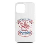 They See Me Ridin' Rodeo Cowboy Western Country Horse Case for iPhone 13 Pro Max