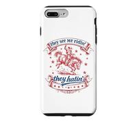 They See Me Ridin' Rodeo Cowboy Western Country Horse Case for iPhone 7 Plus/8 Plus