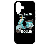 They See Me Rollin' - Funny Cute Moped Case for iPhone 17