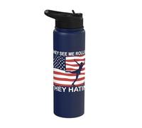 They See Me Rollin' They Hatin' Ice Skating Stainless Steel Insulated Water Bottle