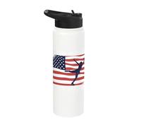 They See Me Rollin' They Hatin' Ice Skating Stainless Steel Insulated Water Bottle