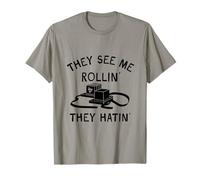 They See Me Rollin' They Hatin' Tefillin Jewish Pride Israel T-Shirt