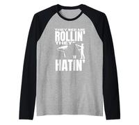 They See Me Rolling Funny House Painter Raglan Baseball Tee