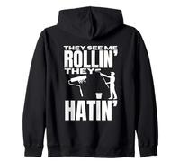 They See Me Rolling Funny House Painter Zip Hoodie