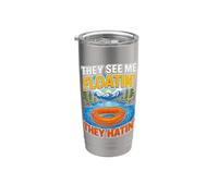 They Seeing Me Floatin They Hatin Summer Fun Outfit Stainless Steel Insulated Tumbler