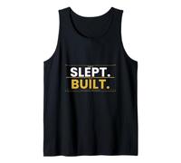 They Slept We Built Streetwear Quote Tank Top