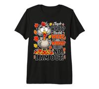 They Stuff What Into Where Funny Thanksgiving Turkey Art Premium T-Shirt