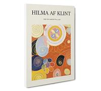 They Tens Mainstay Iv Hilma Af Klint Canvas Print | Gallery Wrapped 30mm Frame Wall Art | 30x20 inches | Ready to Hang | Contemporary Picture | Living Room Bedroom Lounge Office