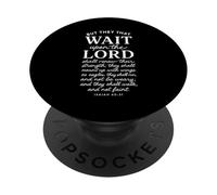 They That Wait Upon The Lord Isaiah 40:31 Bible Verse PopSockets Adhesive PopGrip
