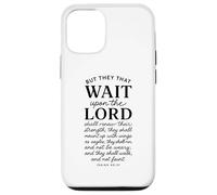 They That Wait Upon The Lord Isaiah 40:31 Bible Verse Prayer Case for iPhone 12/12 Pro