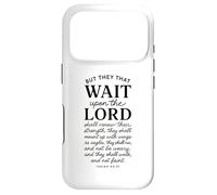 They That Wait Upon The Lord Isaiah 40:31 Bible Verse Prayer Case for iPhone 17 Pro