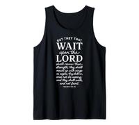 They That Wait Upon The Lord Isaiah 40:31 Bible Verse Tank Top
