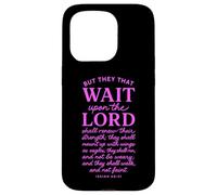 They That Wait Upon The Lord Isaiah 40:31 Christian Verse Case for iPhone 15 Pro