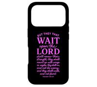 They That Wait Upon The Lord Isaiah 40:31 Christian Verse Case for iPhone 17 Pro