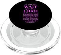 They That Wait Upon The Lord Isaiah 40:31 Christian Verse PopSockets PopGrip for MagSafe