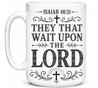 They that Wait Upon The Lord Isaiah 40:31 Gift Mug