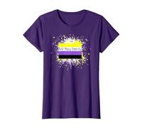 They/Them Pronoun Big They Energy Nonbinary Pride Gender NB T-Shirt, Women, Purple, Medium