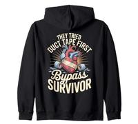 They Tried Duct Tape First Bypass Survivor Zip Hoodie