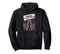 They tried to silence her truth screaming Horror Halloween Pullover Hoodie