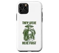 They Were Here First Retro Alien UFO Cryptid Bigfoot Case for iPhone 11 Pro