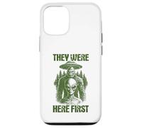 They Were Here First Retro Alien UFO Cryptid Bigfoot Case for iPhone 12/12 Pro
