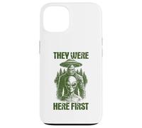 They Were Here First Retro Alien UFO Cryptid Bigfoot Case for iPhone 13
