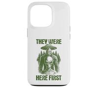 They Were Here First Retro Alien UFO Cryptid Bigfoot Case for iPhone 13 Pro