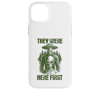 They Were Here First Retro Alien UFO Cryptid Bigfoot Case for iPhone 14 Plus